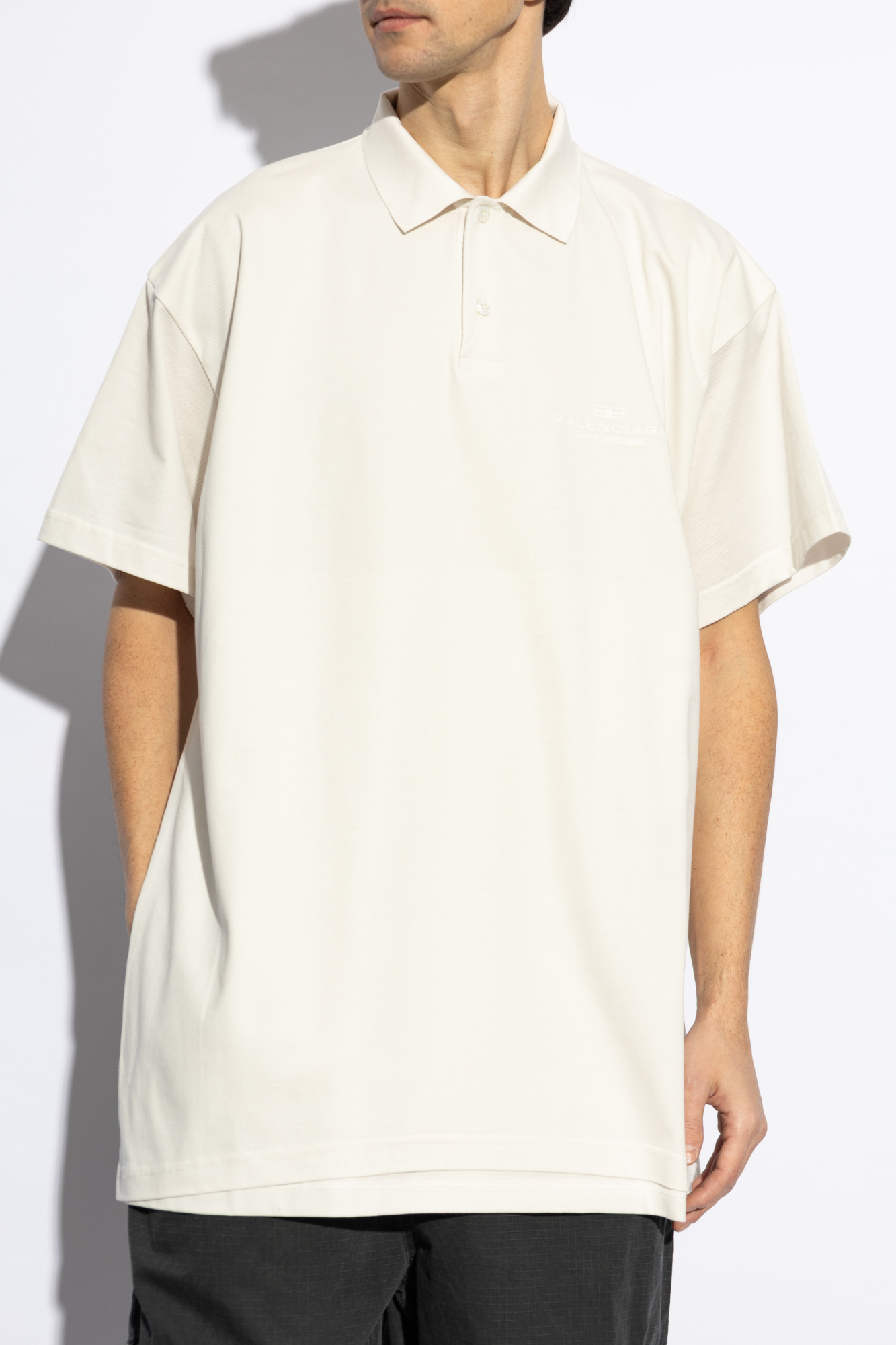 Balenciaga Polo with logo | Men's | Vitkac